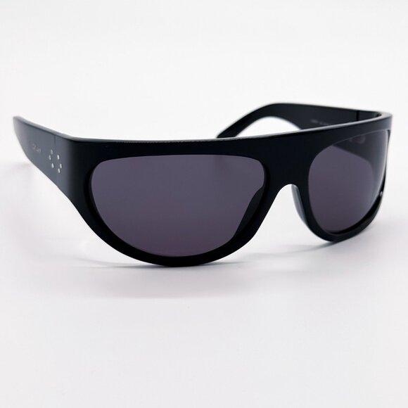 NEW CELINE CL40272I 01A UNISEX SHINY BLACK SUNGLASSES CELINE - Picture 9 of 12